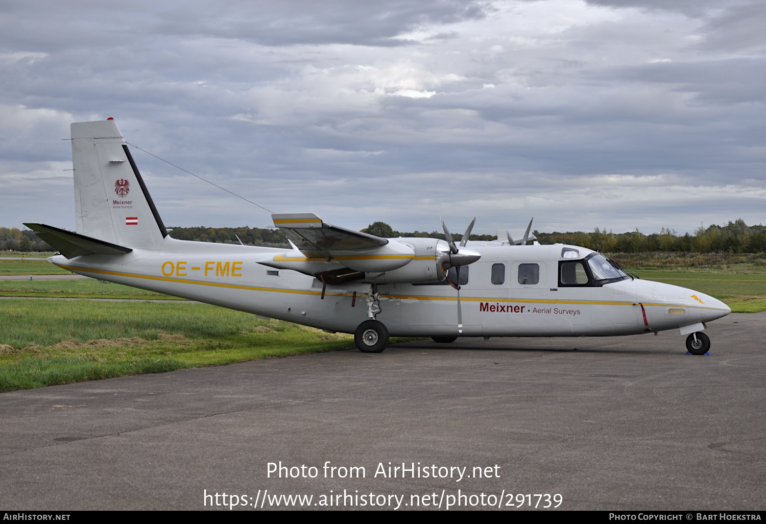 Aircraft Photo of OE-FME | North American Rockwell 690A Turbo Commander | Meixner Aerial Surveys | AirHistory.net #291739