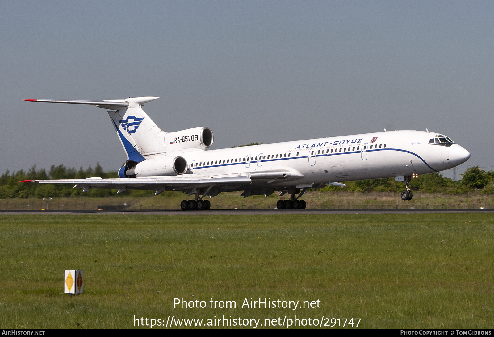 Aircraft Photo of RA-85709 | Tupolev Tu-154M | Atlant-Soyuz Airlines | AirHistory.net #291747