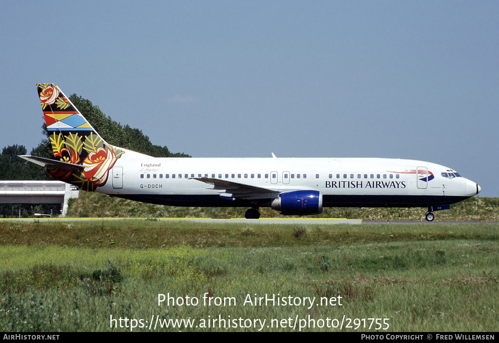 Aircraft Photo of G-DOCH | Boeing 737-436 | British Airways | AirHistory.net #291755