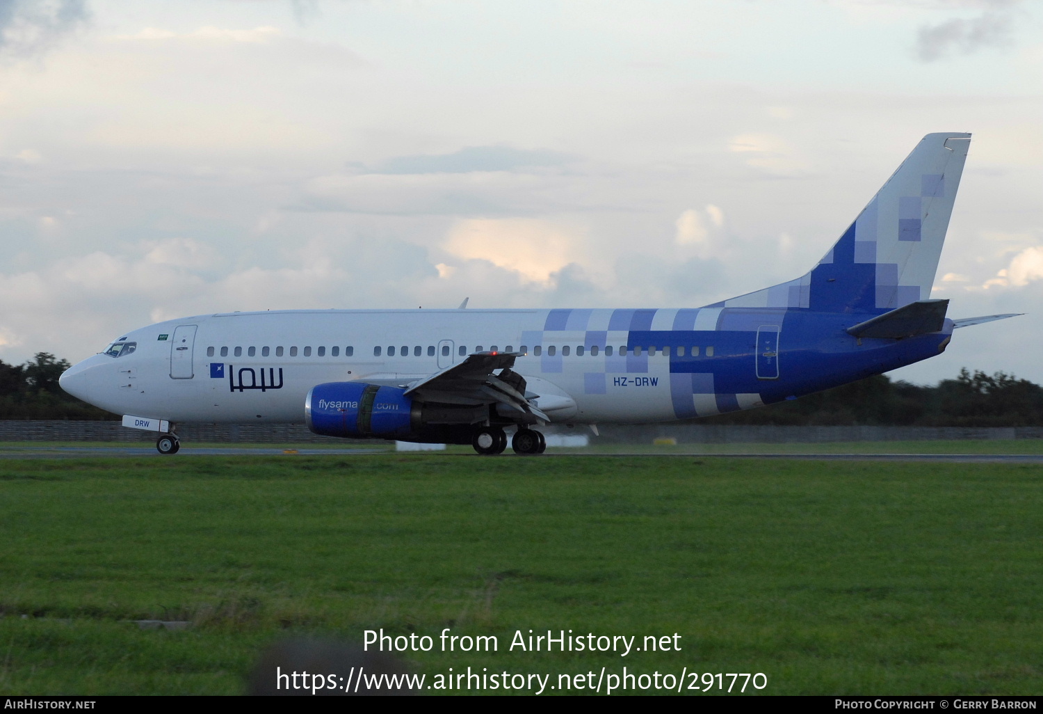 Aircraft Photo of HZ-DRW | Boeing 737-33A | Sama Airlines | AirHistory.net #291770