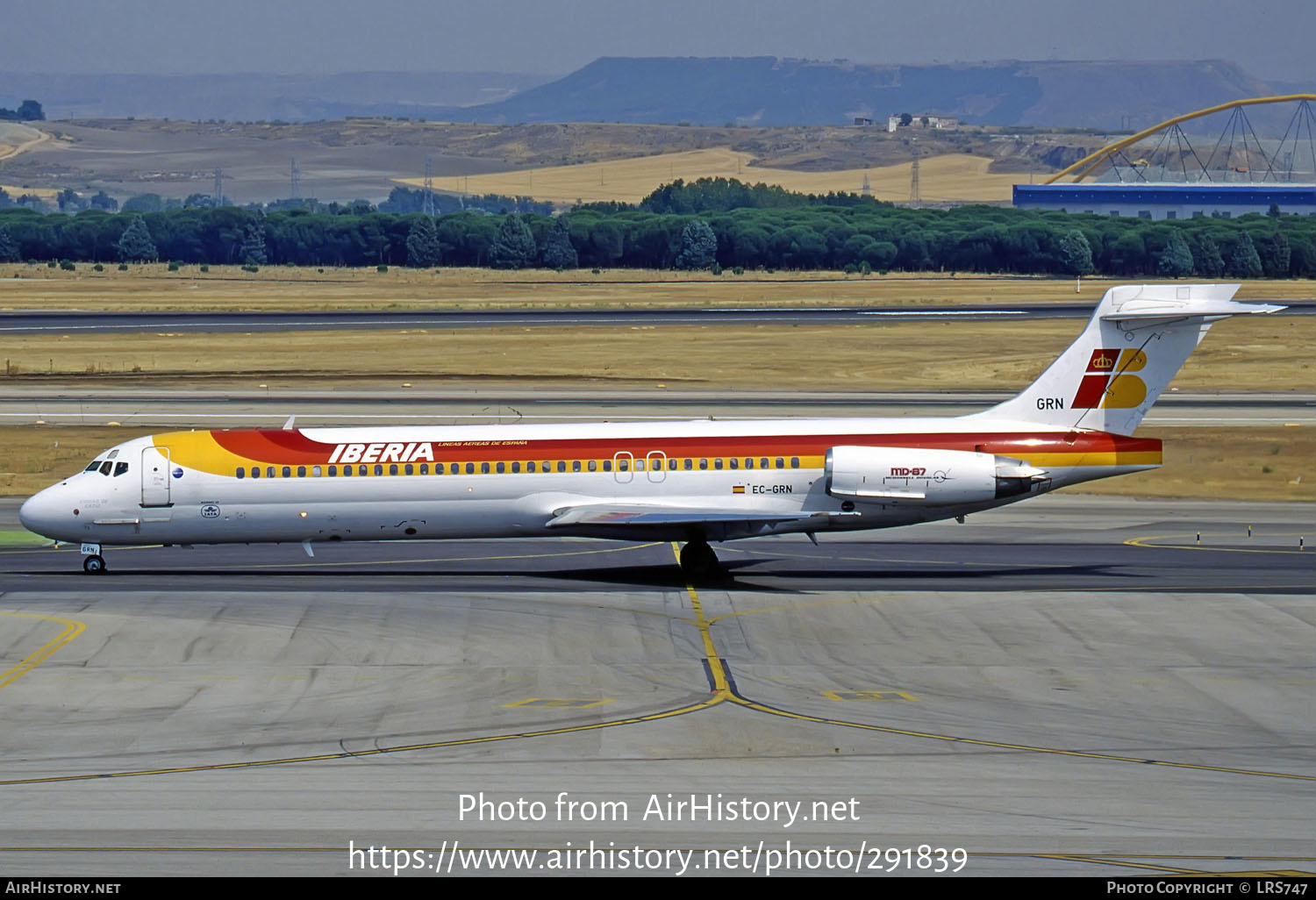 Aircraft Photo of EC-GRN | McDonnell Douglas MD-87 (DC-9-87) | Iberia | AirHistory.net #291839