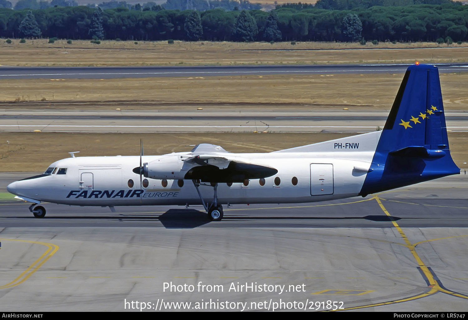 Aircraft Photo of PH-FNW | Fokker F27-500 Friendship | Farnair Europe | AirHistory.net #291852