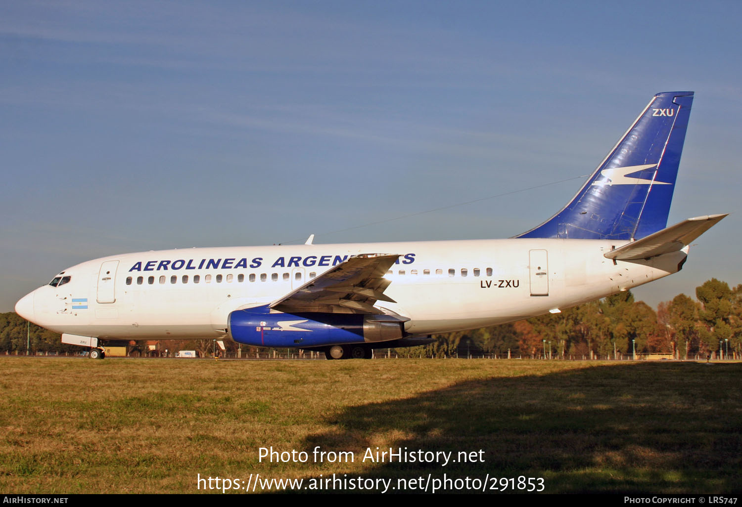 Aircraft Photo of LV-ZXU | Boeing 737-236/Adv | Aerolíneas Argentinas | AirHistory.net #291853