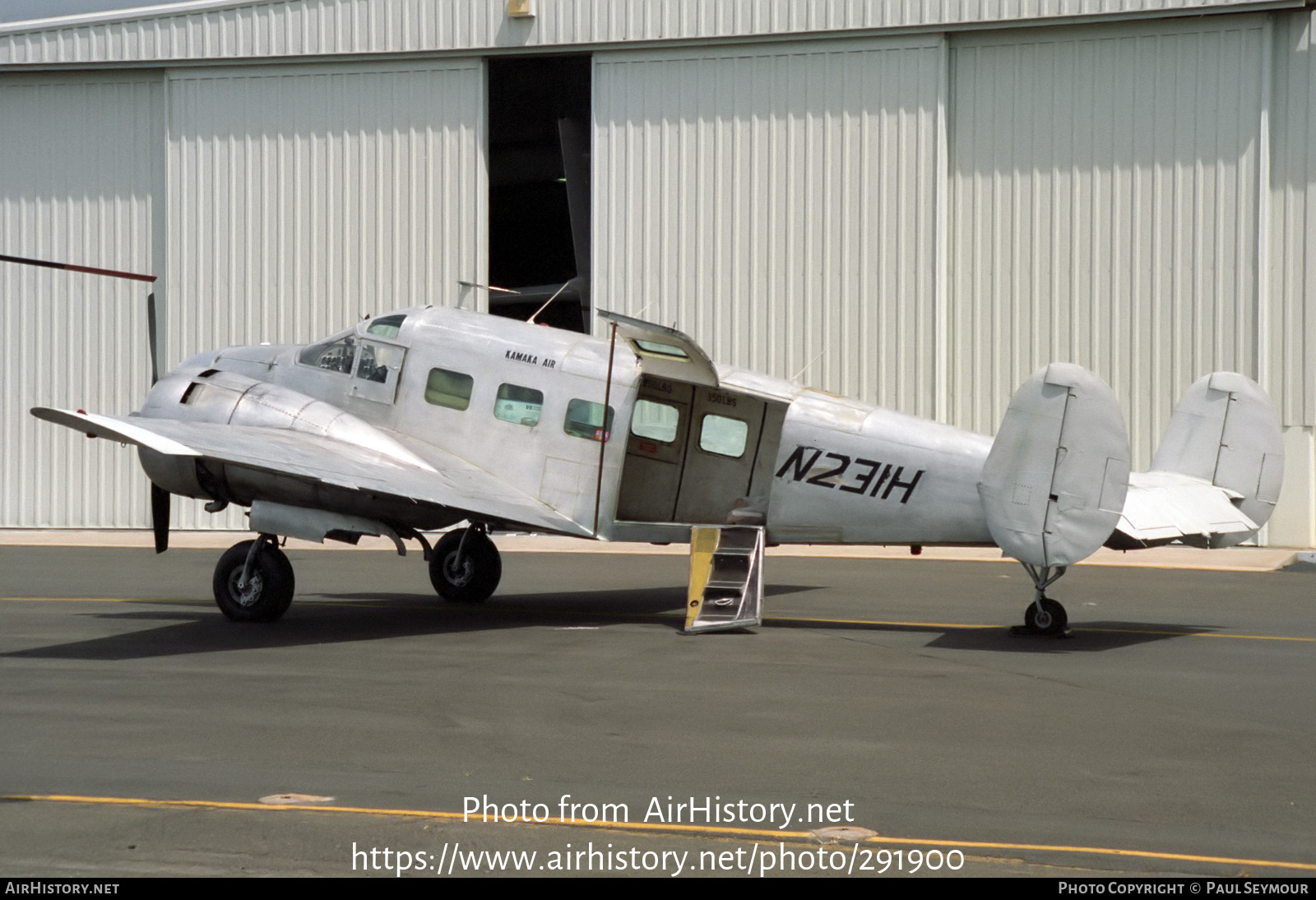 Aircraft Photo of N231H | Beech E18S-9700 | Kamaka Air | AirHistory.net #291900