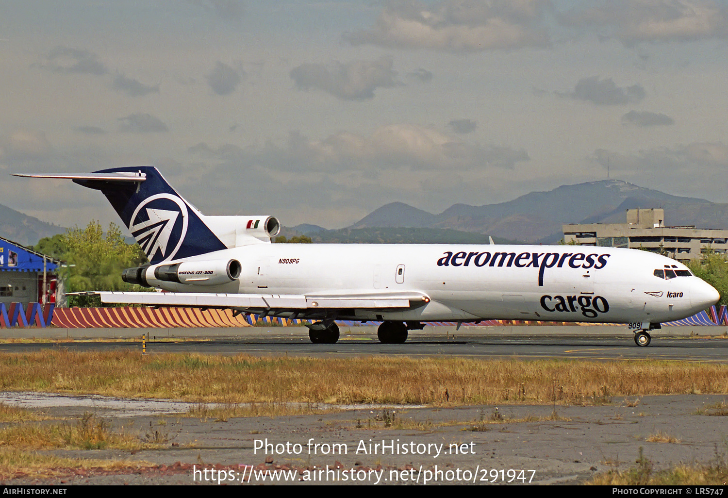 Aircraft Photo of N909PG | Boeing 727-2K5/Adv(F) | Aeromexpress Cargo | AirHistory.net #291947