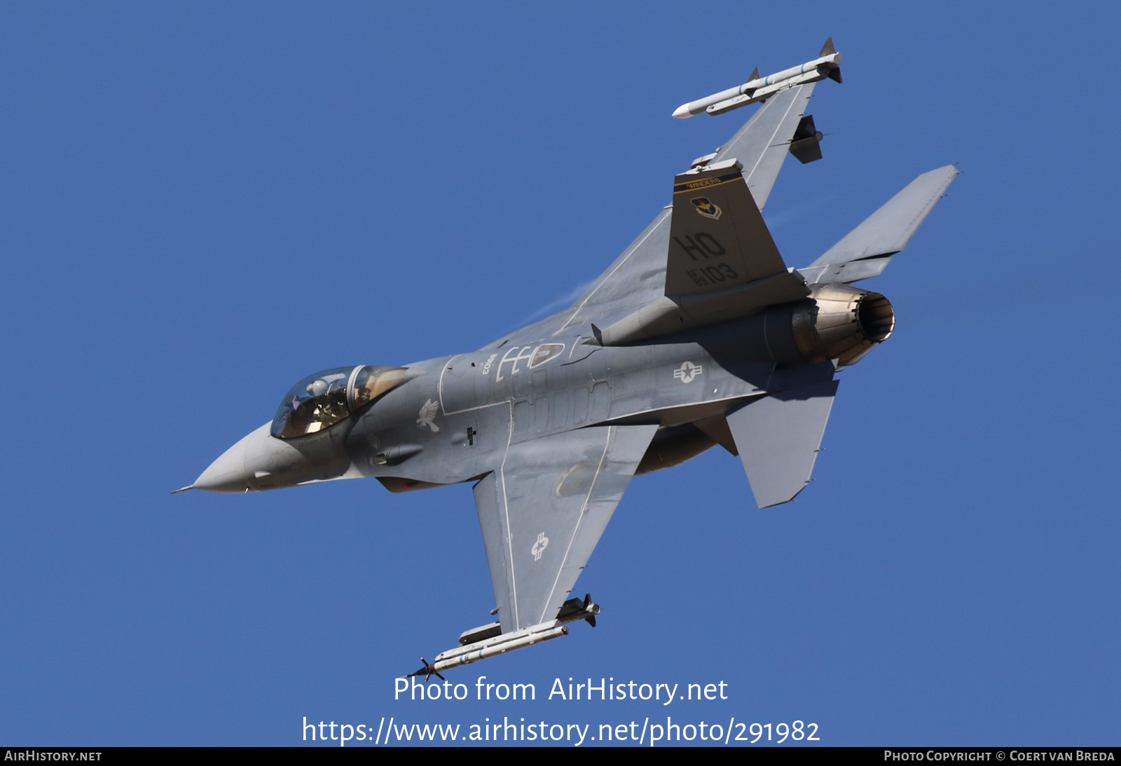 Aircraft Photo of 89-2103 / AF89-103 | General Dynamics F-16CM Fighting Falcon | USA - Air Force | AirHistory.net #291982