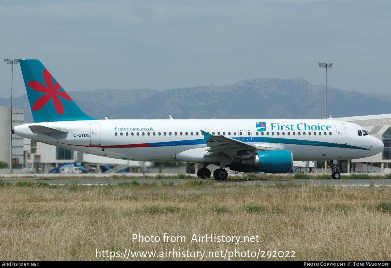 Aircraft Photo of C-GTDG | Airbus A320-214 | First Choice Airways | AirHistory.net #292022