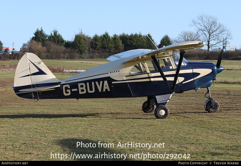 Aircraft Photo of G-BUVA | Piper PA-22-135 Tri-Pacer | AirHistory.net #292042