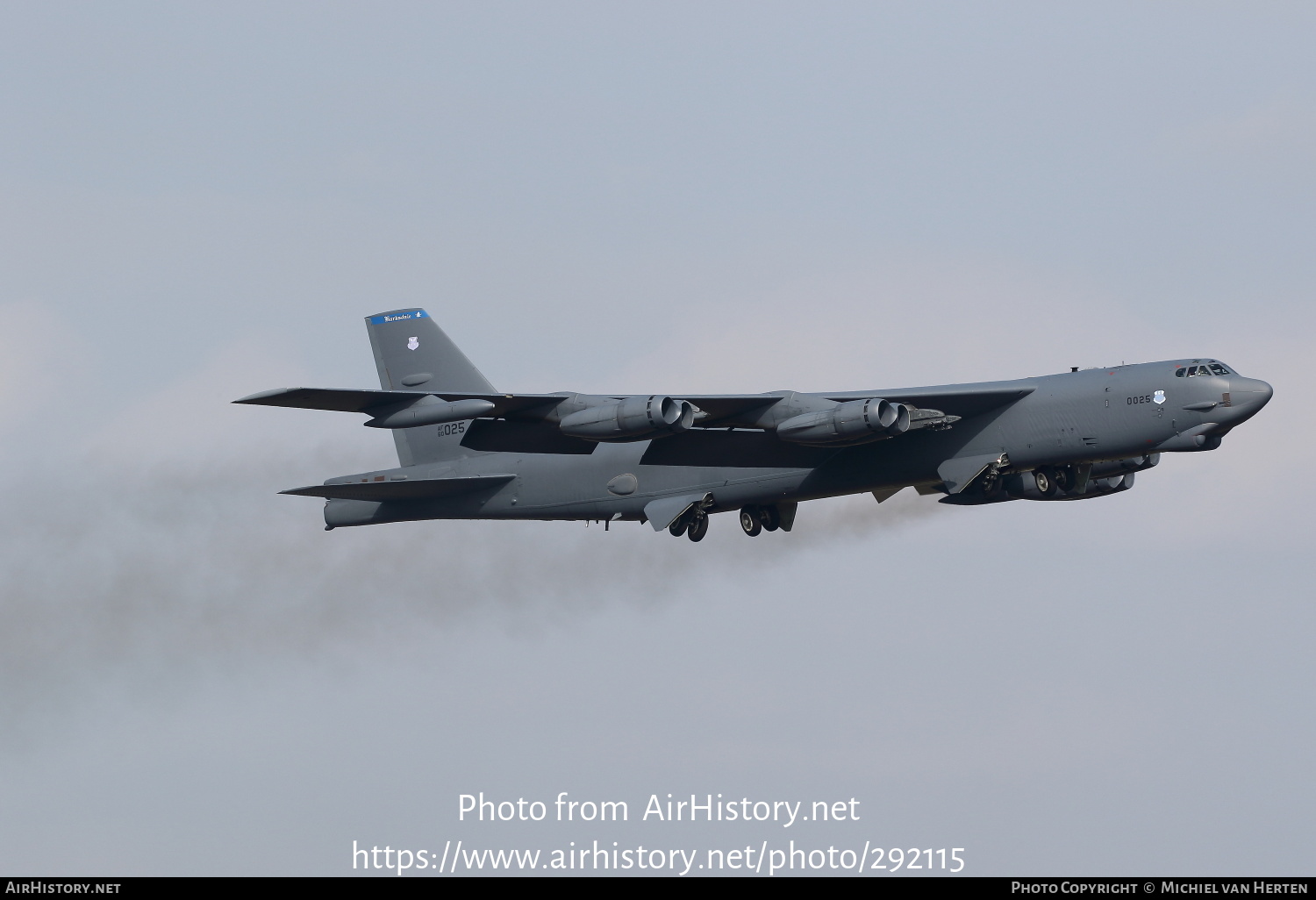 Aircraft Photo of 60-0025 / AF60-025 | Boeing B-52H Stratofortress | USA - Air Force | AirHistory.net #292115