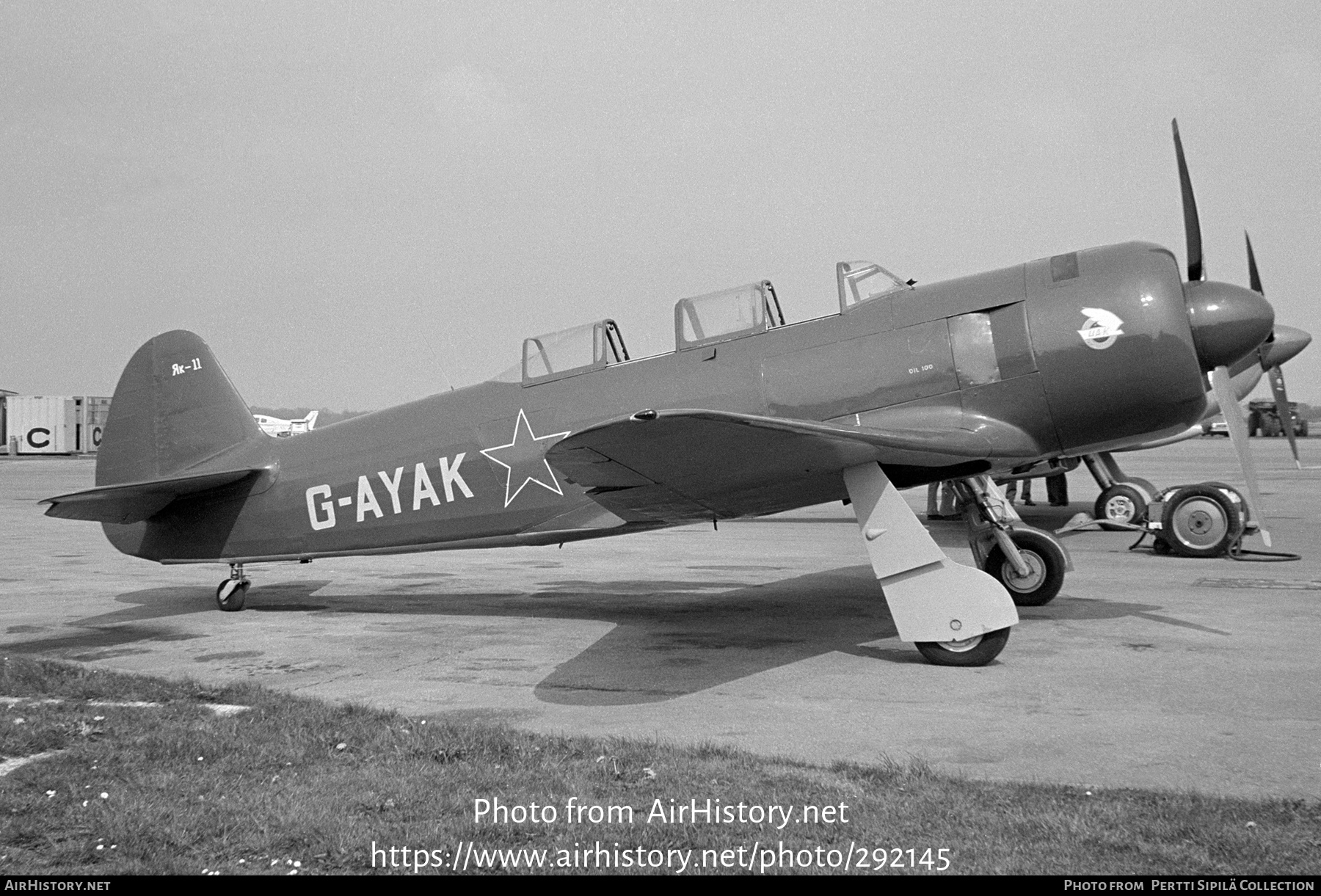 Aircraft Photo of G-AYAK | Let C.11 | Soviet Union - Air Force | AirHistory.net #292145