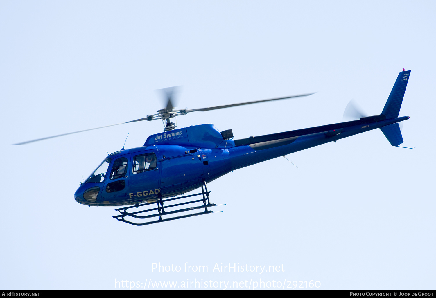 Aircraft Photo of F-GGAO | Aerospatiale AS-350BA Ecureuil | Jet Systems Hélicoptères Services | AirHistory.net #292160