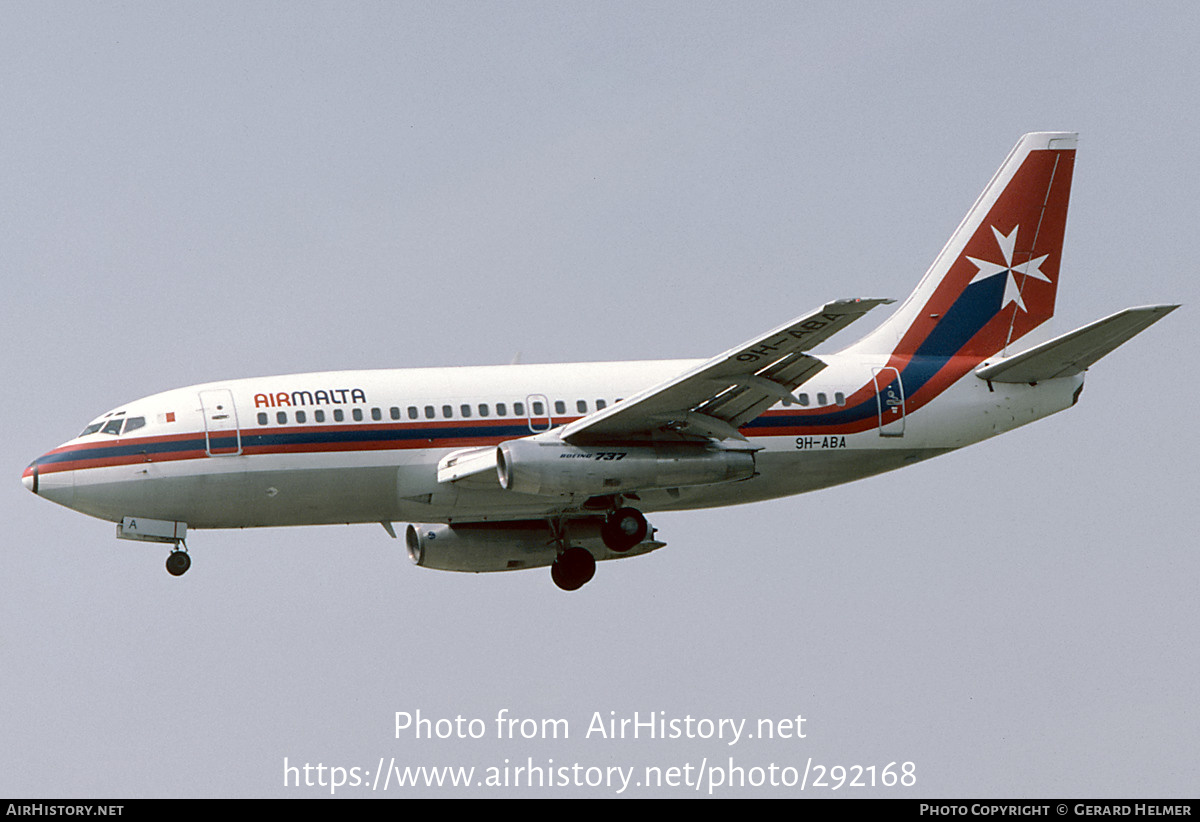 Aircraft Photo of 9H-ABA | Boeing 737-2Y5/Adv | Air Malta | AirHistory.net #292168