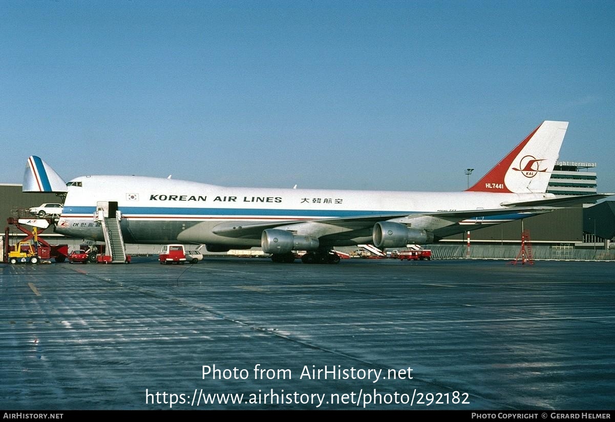 Aircraft Photo of HL7441 | Boeing 747-230F | Korean Air Lines | AirHistory.net #292182