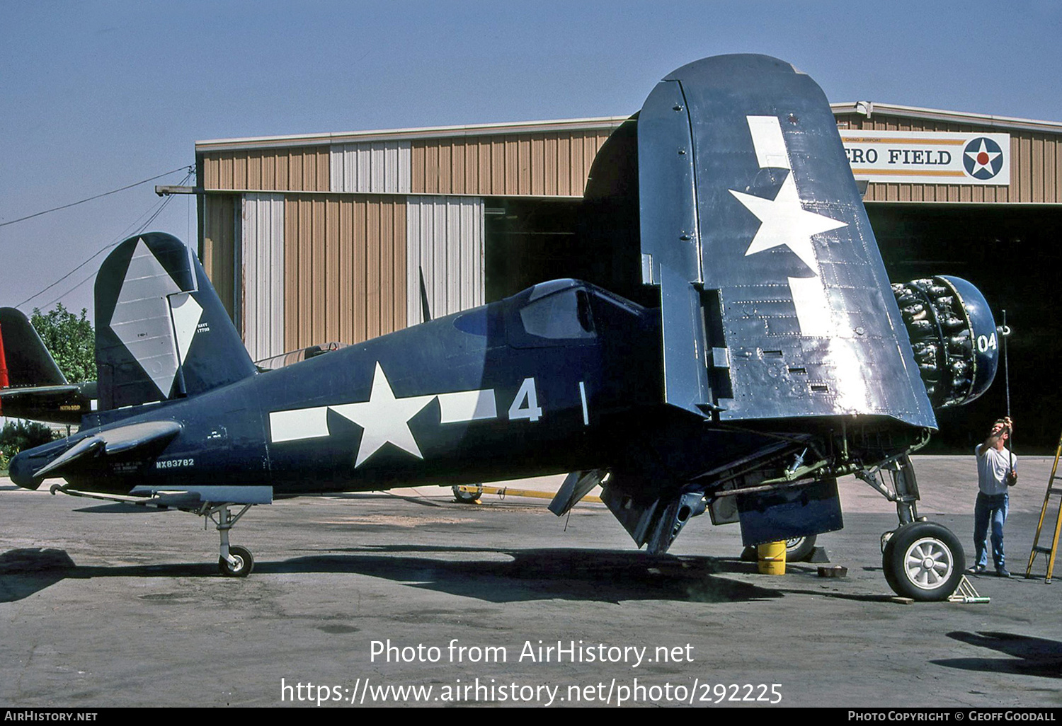 Aircraft Photo of N83782 / NX83782 | Vought F4U-1A Corsair | USA - Navy | AirHistory.net #292225