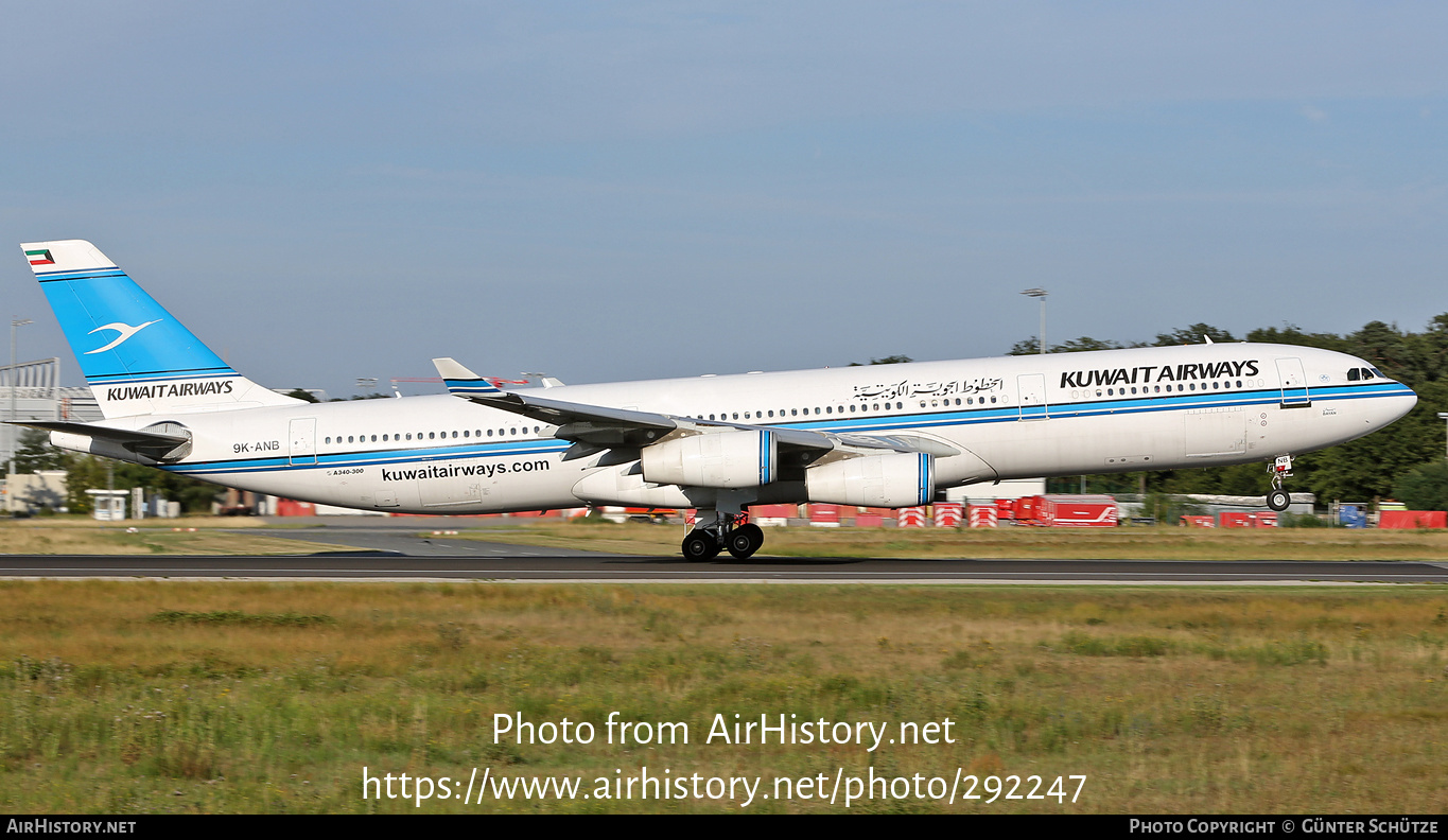 Aircraft Photo of 9K-ANB | Airbus A340-313 | Kuwait Airways | AirHistory.net #292247