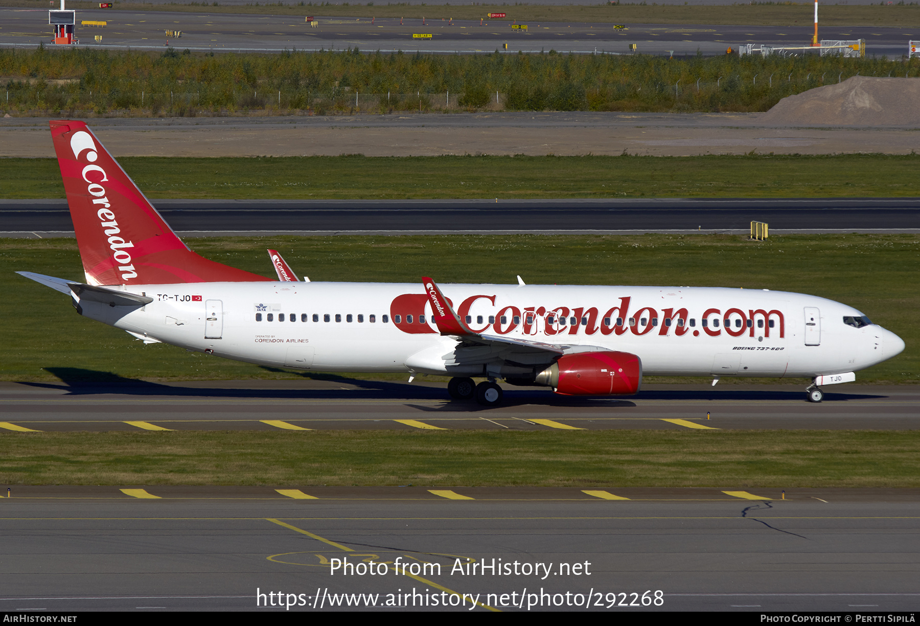 Aircraft Photo of TC-TJO | Boeing 737-86N | Corendon Airlines | AirHistory.net #292268