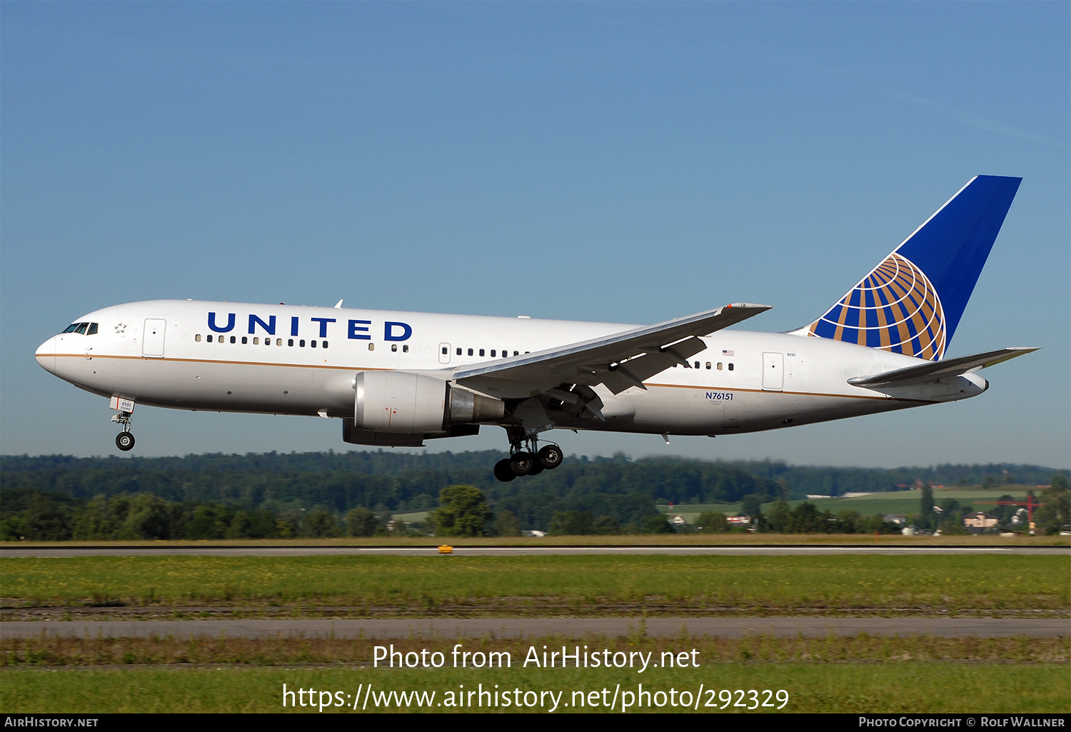 Aircraft Photo of N76151 | Boeing 767-224/ER | United Airlines | AirHistory.net #292329