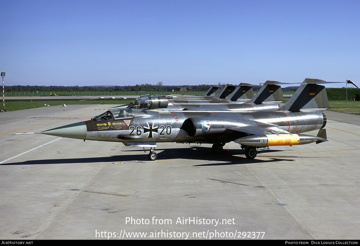 Aircraft Photo of 2620 | Lockheed F-104G Starfighter | Germany - Air Force | AirHistory.net #292377