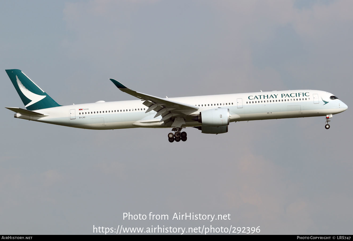 Aircraft Photo of B-LXD | Airbus A350-1041 | Cathay Pacific Airways | AirHistory.net #292396