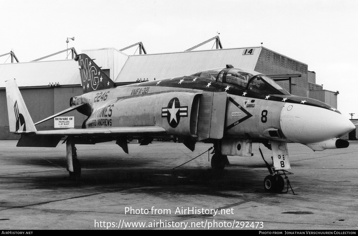 Aircraft Photo Of 152246 Mcdonnell F 4b Phantom Ii Usa Marines