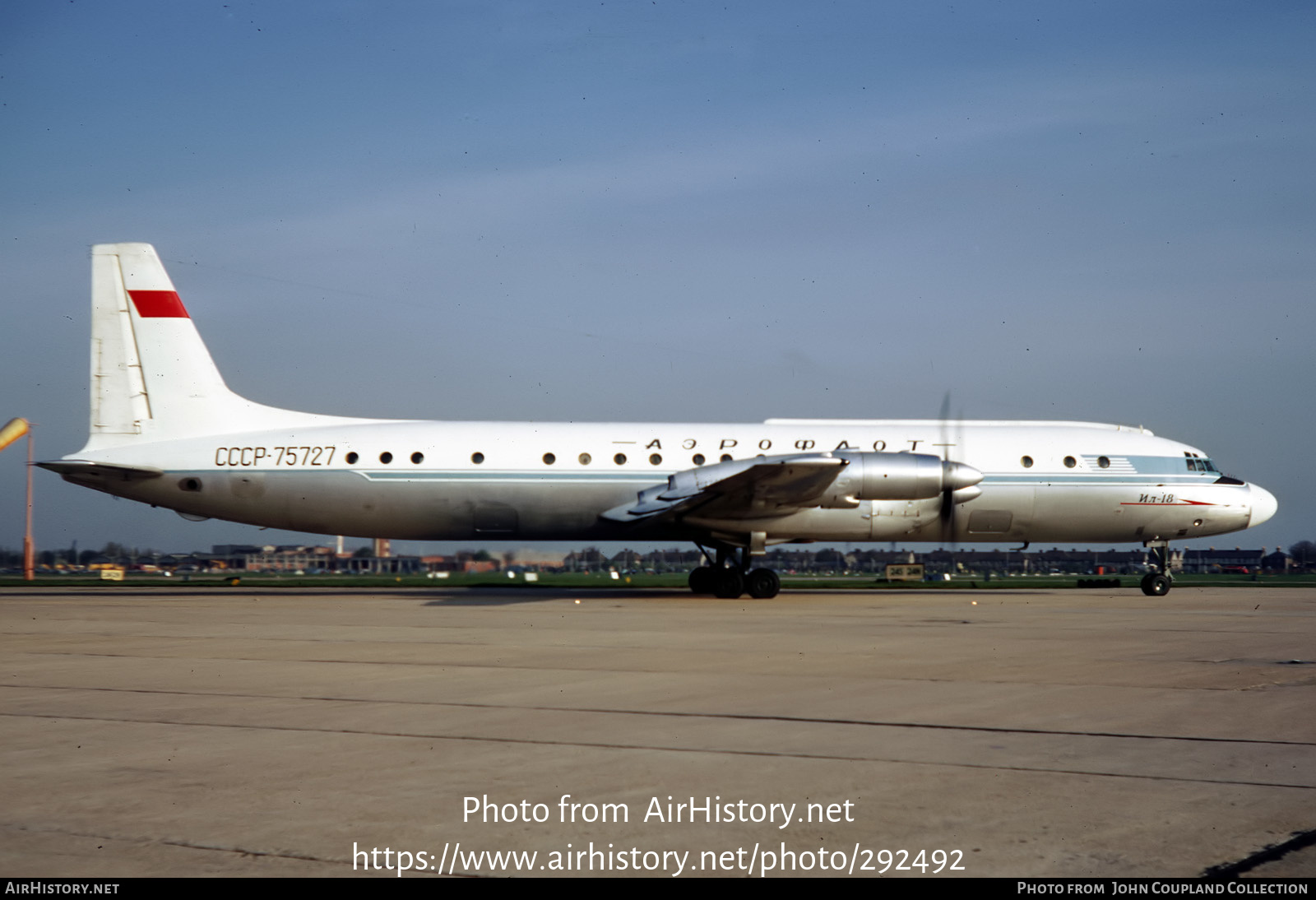 Aircraft Photo of CCCP-75727 | Ilyushin Il-18V | Aeroflot | AirHistory.net #292492