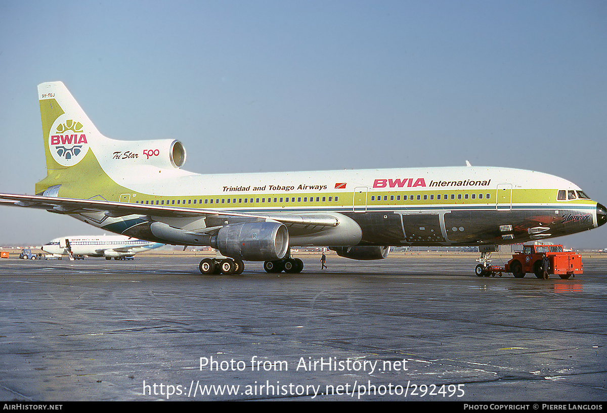 Aircraft Photo of 9Y-TGJ | Lockheed L-1011-385-3 TriStar 500 | BWIA International - Trinidad and Tobago Airways | AirHistory.net #292495