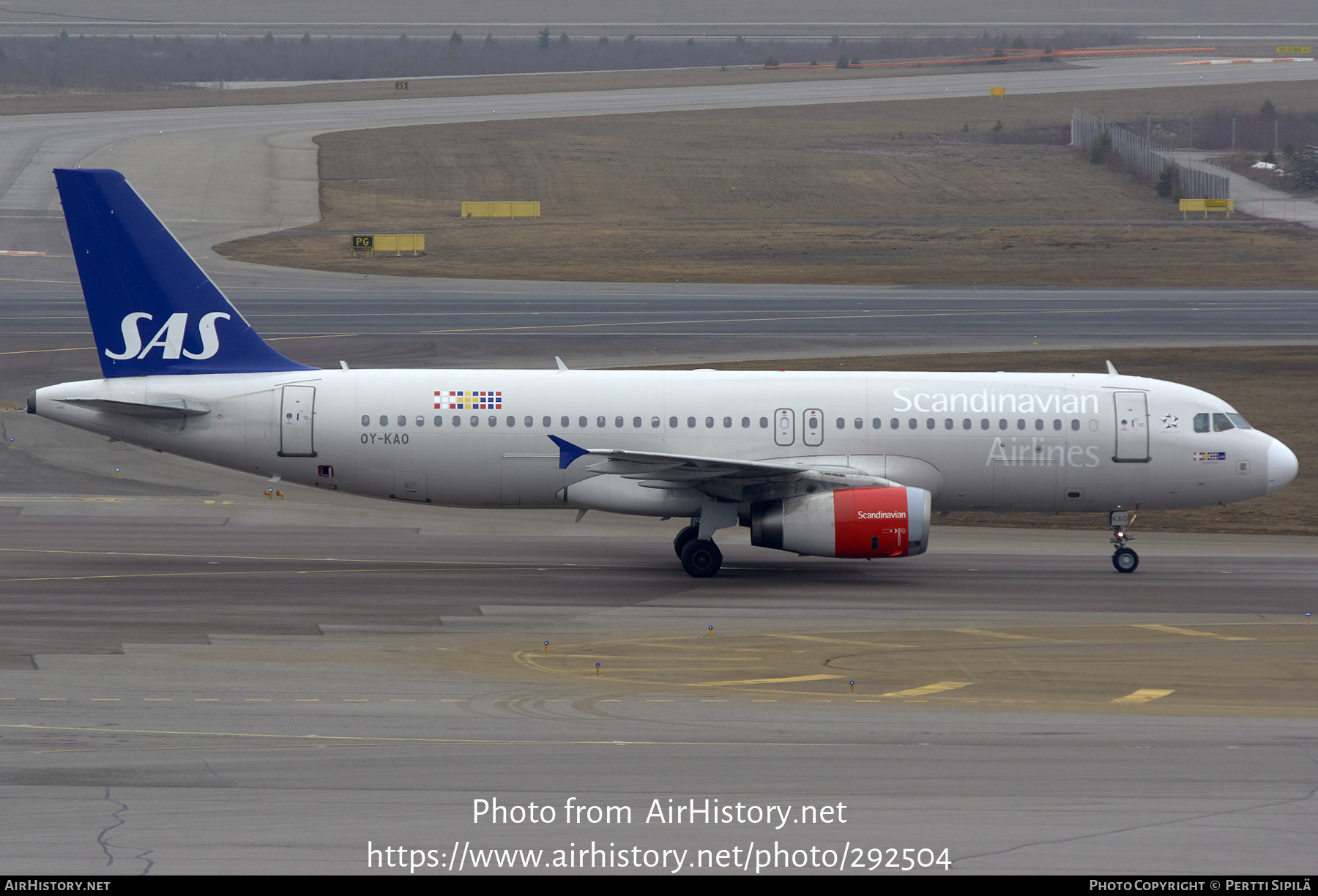 Aircraft Photo of OY-KAO | Airbus A320-232 | Scandinavian Airlines - SAS | AirHistory.net #292504