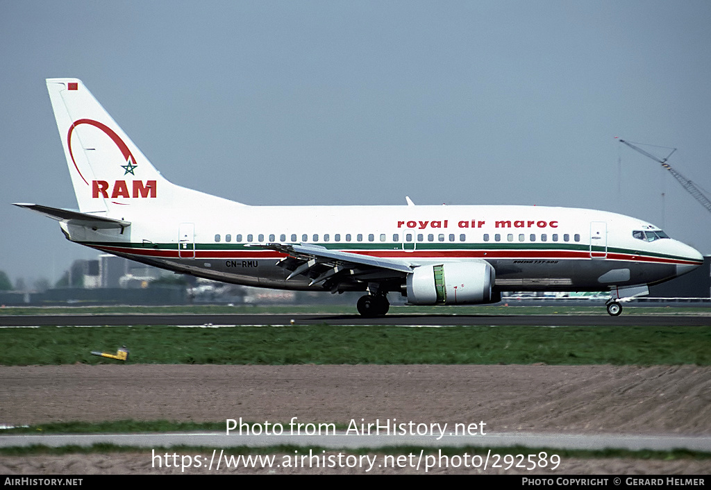 Aircraft Photo of CN-RMU | Boeing 737-53A | Royal Air Maroc - RAM | AirHistory.net #292589