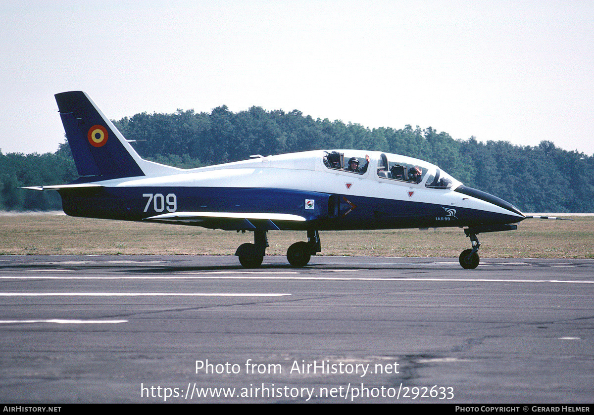 Aircraft Photo of 709 | IAR IAR-99 Soim | Romania - Air Force | AirHistory.net #292633