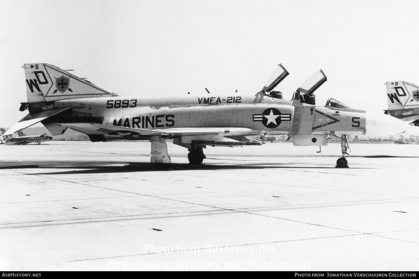 Aircraft Photo of 155893 | McDonnell Douglas F-4J Phantom II | USA - Marines | AirHistory.net #292641