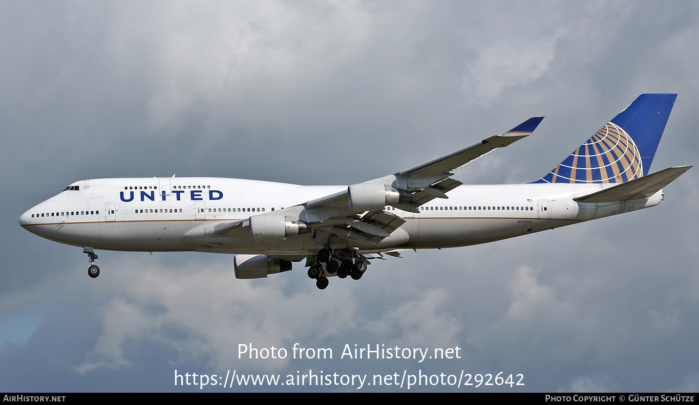 Aircraft Photo of N197UA | Boeing 747-422 | United Airlines | AirHistory.net #292642