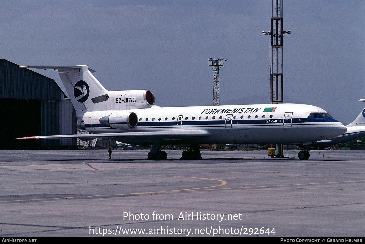 Aircraft Photo of EZ-J673 | Yakovlev Yak-42D | Turkmenistan Airlines | AirHistory.net #292644