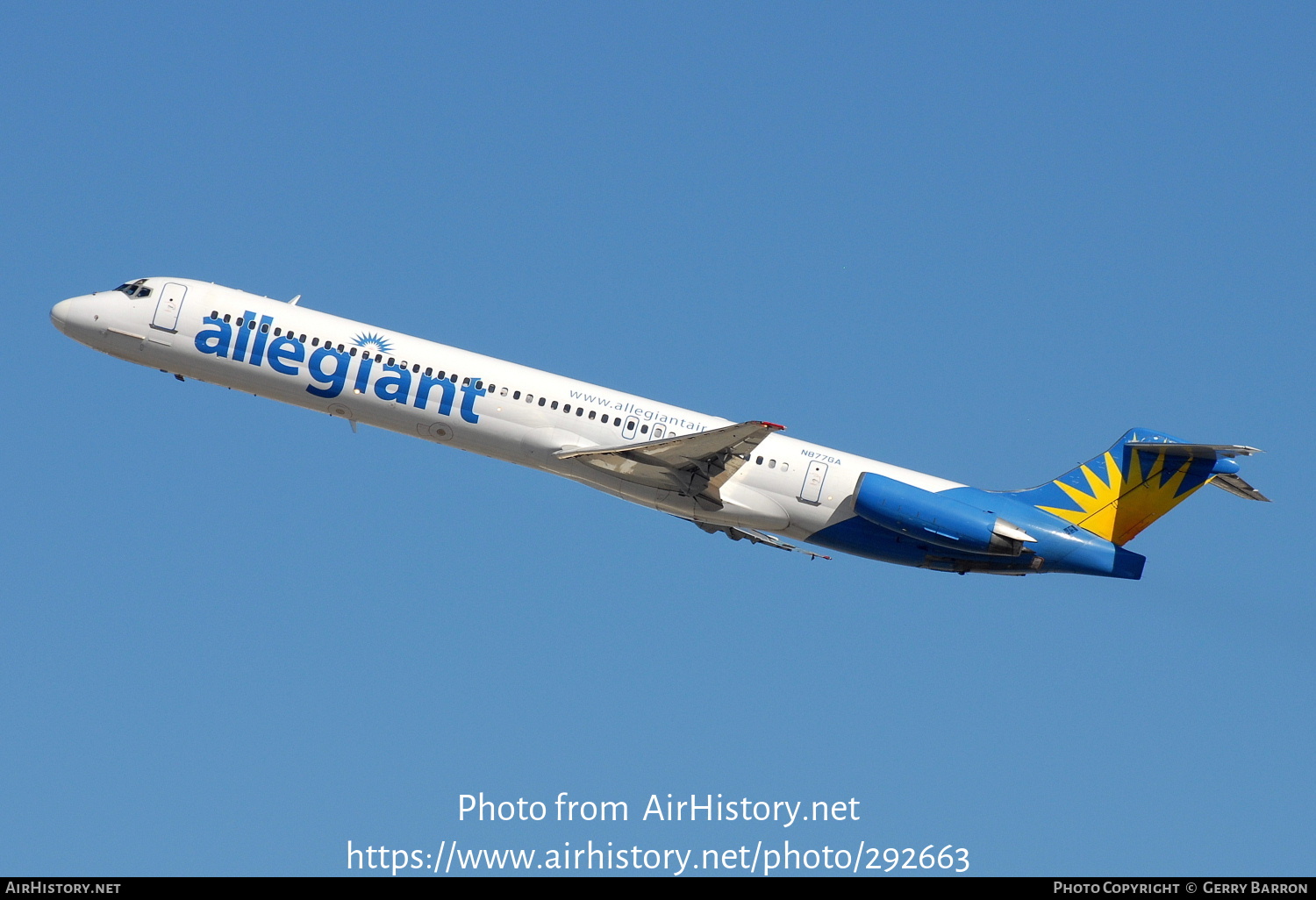 Aircraft Photo of N877GA | McDonnell Douglas MD-83 (DC-9-83) | Allegiant Air | AirHistory.net #292663