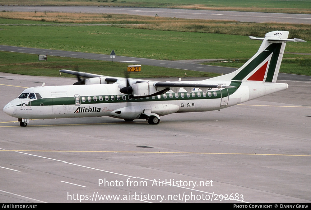 Aircraft Photo of EI-CLB | ATR ATR-72-212 | Alitalia Express | AirHistory.net #292683