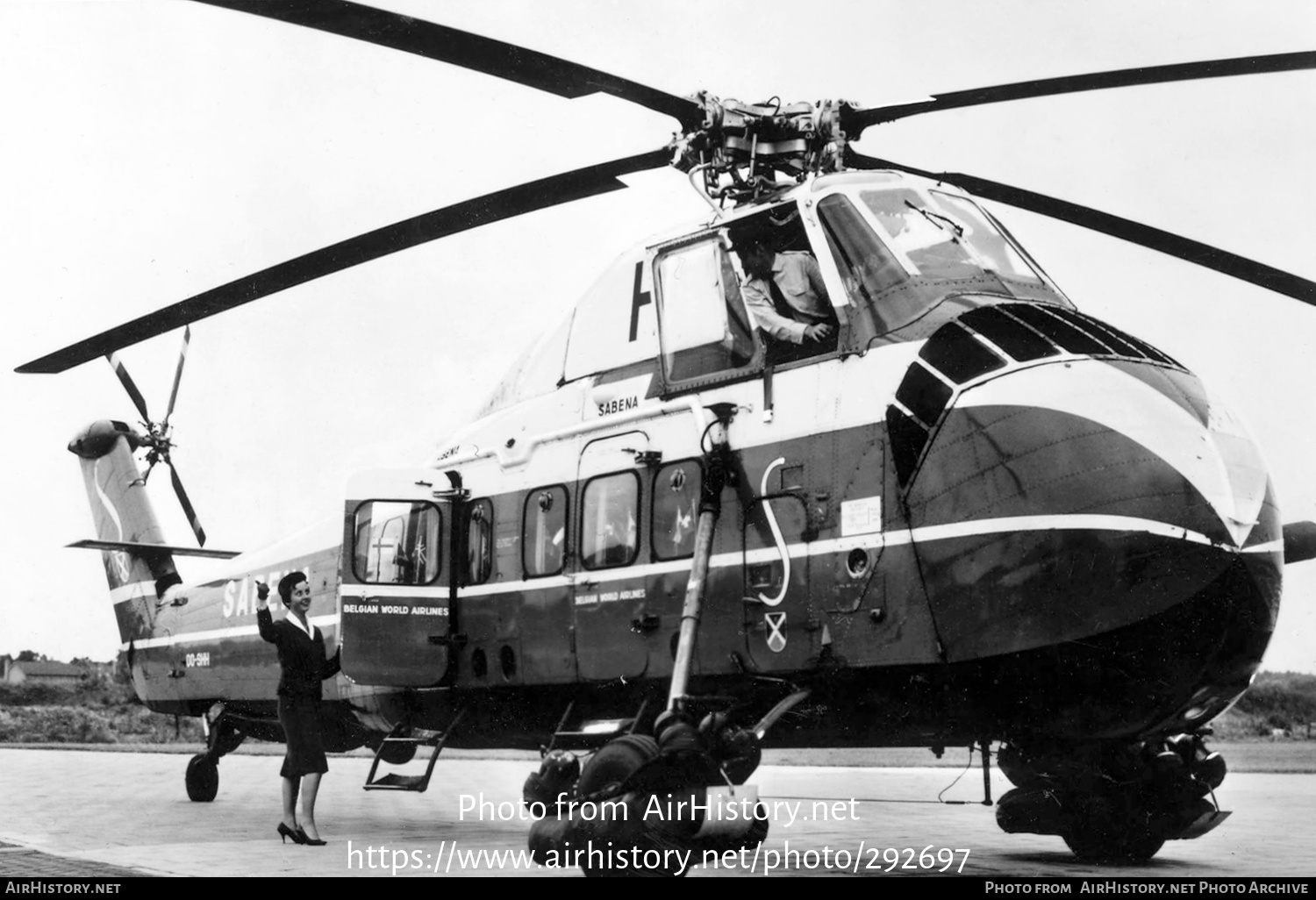 Aircraft Photo of OO-SHH | Sikorsky S-58C | Sabena | AirHistory.net #292697