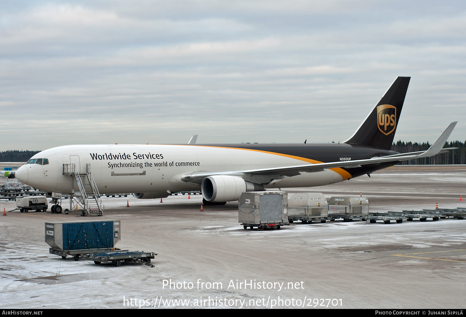 Aircraft Photo of N350UP | Boeing 767-34AF/ER | United Parcel Service - UPS | AirHistory.net #292701