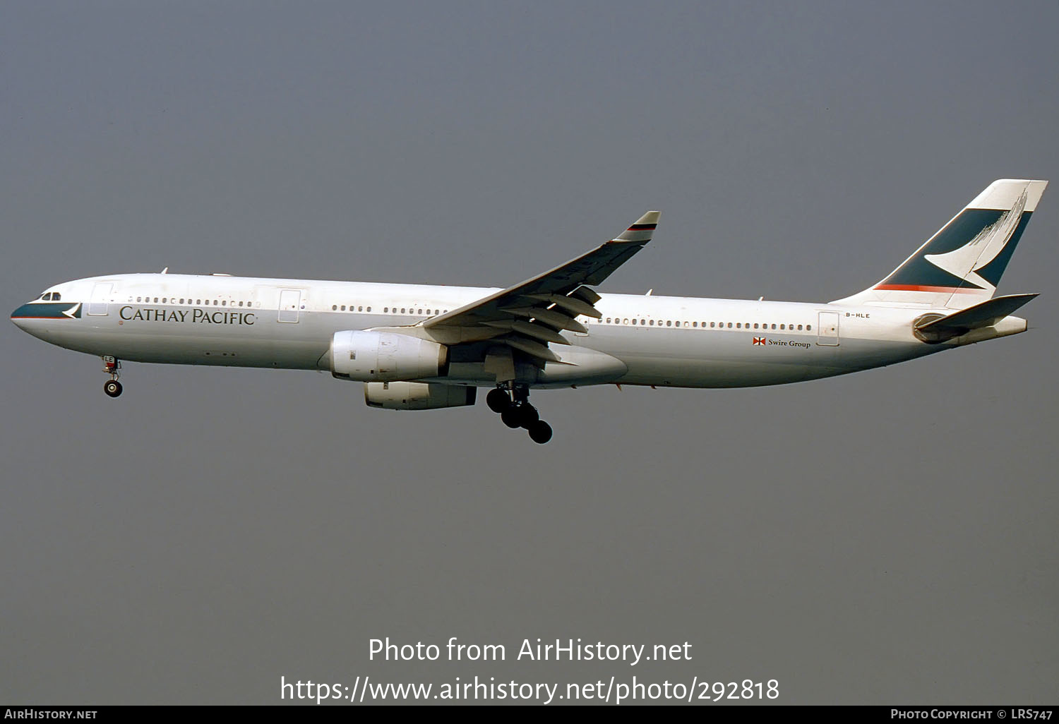 Aircraft Photo of B-HLE | Airbus A330-342 | Cathay Pacific Airways | AirHistory.net #292818