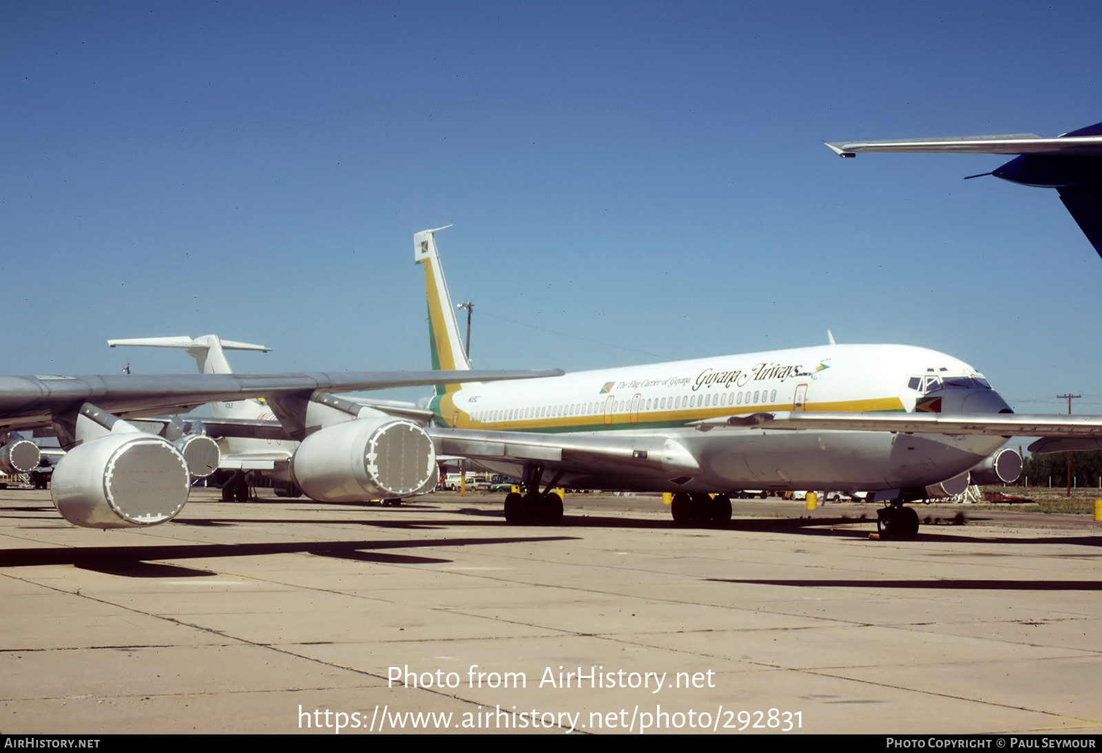 Aircraft Photo of N1181Z | Boeing 707-321B | Guyana Airways | AirHistory.net #292831