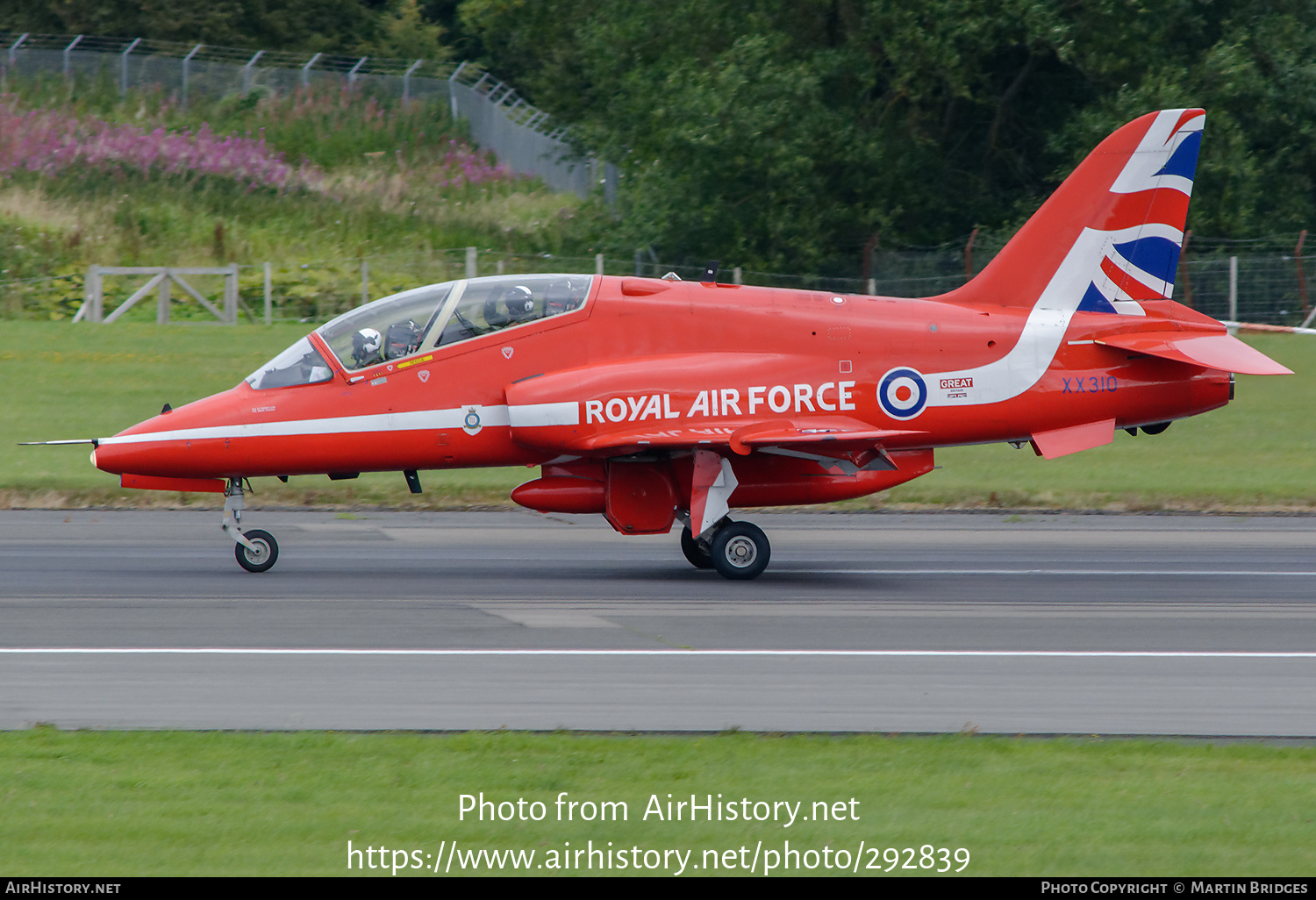 Aircraft Photo of XX310 | British Aerospace Hawk T1W | UK - Air Force | AirHistory.net #292839