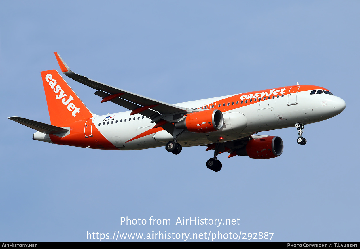 Aircraft Photo of OE-IVN | Airbus A320-214 | EasyJet | AirHistory.net #292887