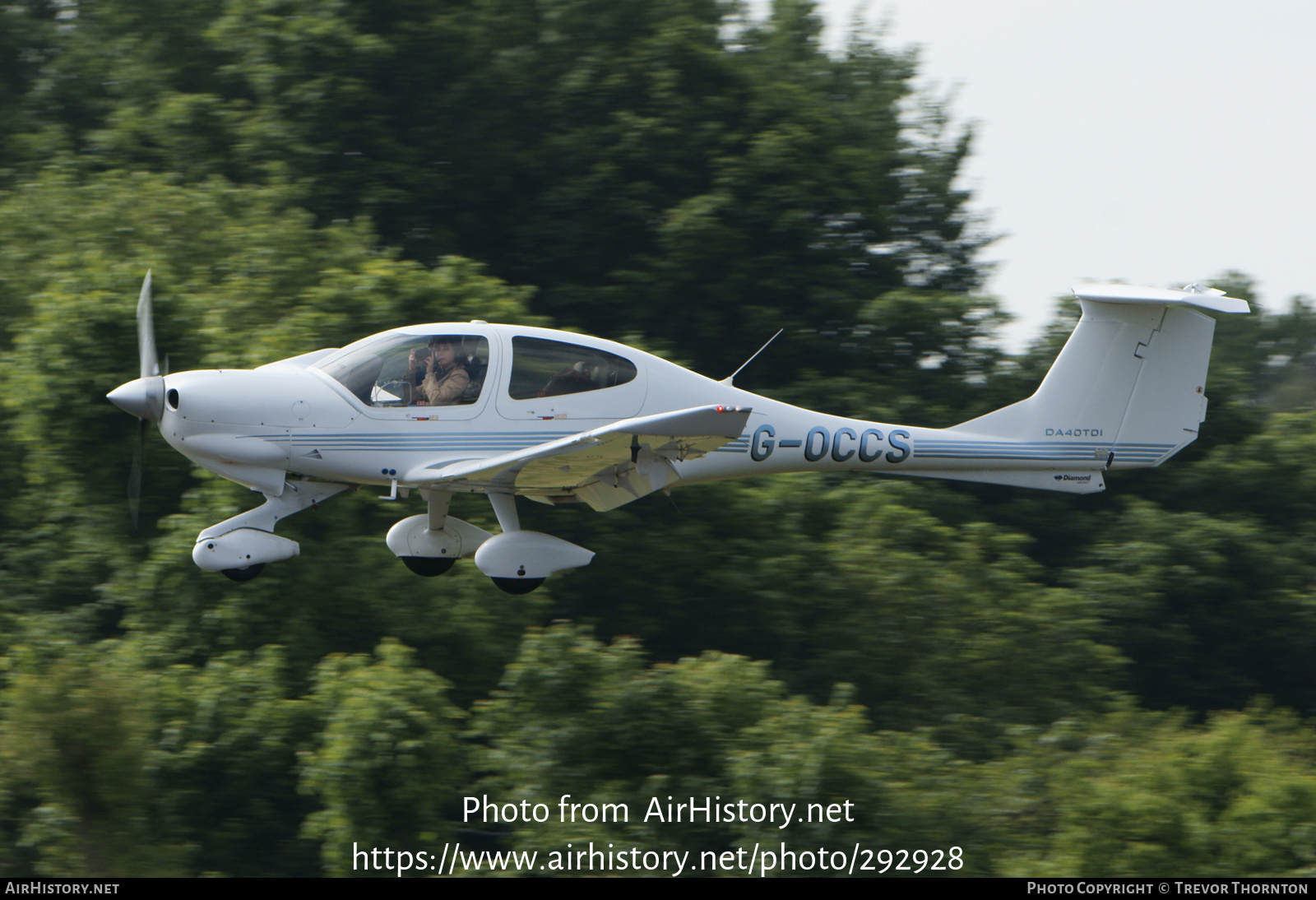 Aircraft Photo of G-OCCS | Diamond DA40D Diamond Star TDI | AirHistory.net #292928