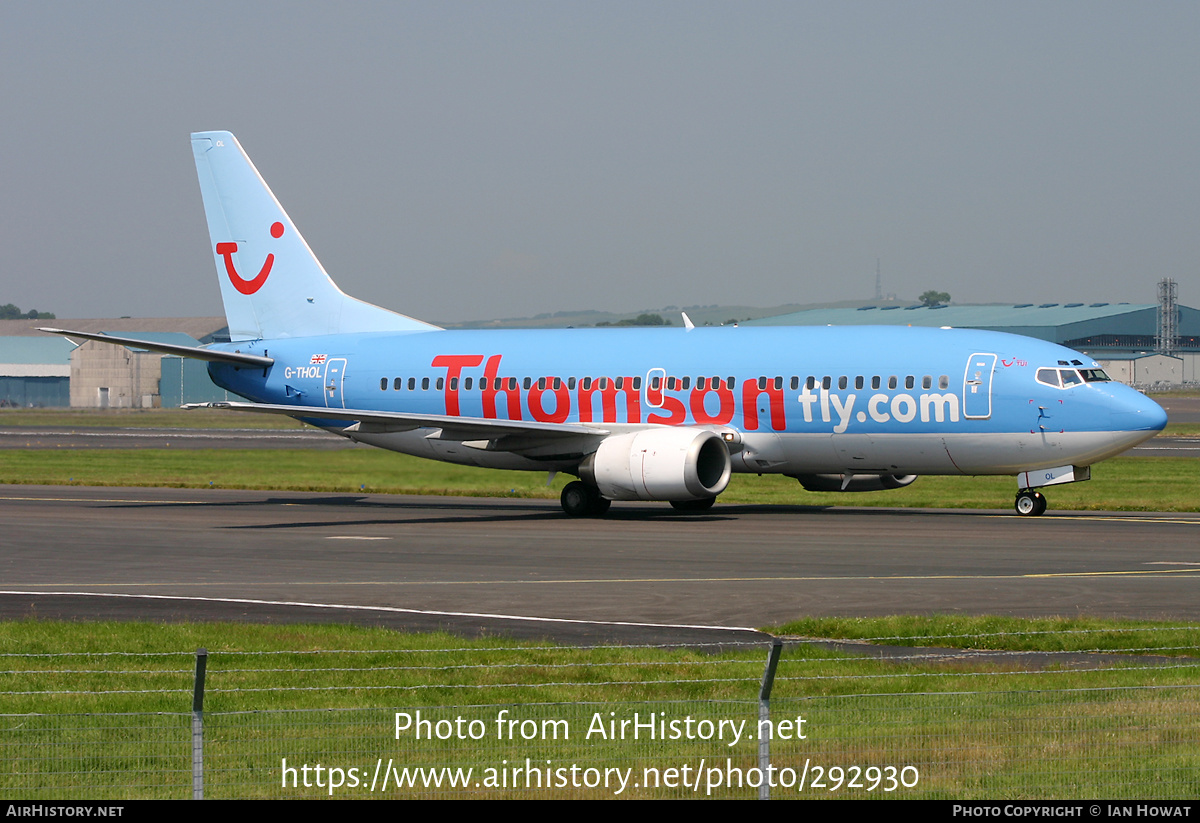 Aircraft Photo of G-THOL | Boeing 737-36N | Thomsonfly | AirHistory.net #292930