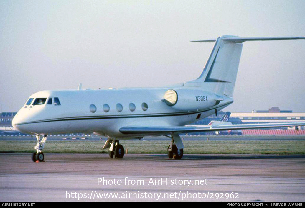 Aircraft Photo of N308A | Grumman American G-1159 Gulfstream II | Aramco | AirHistory.net #292962