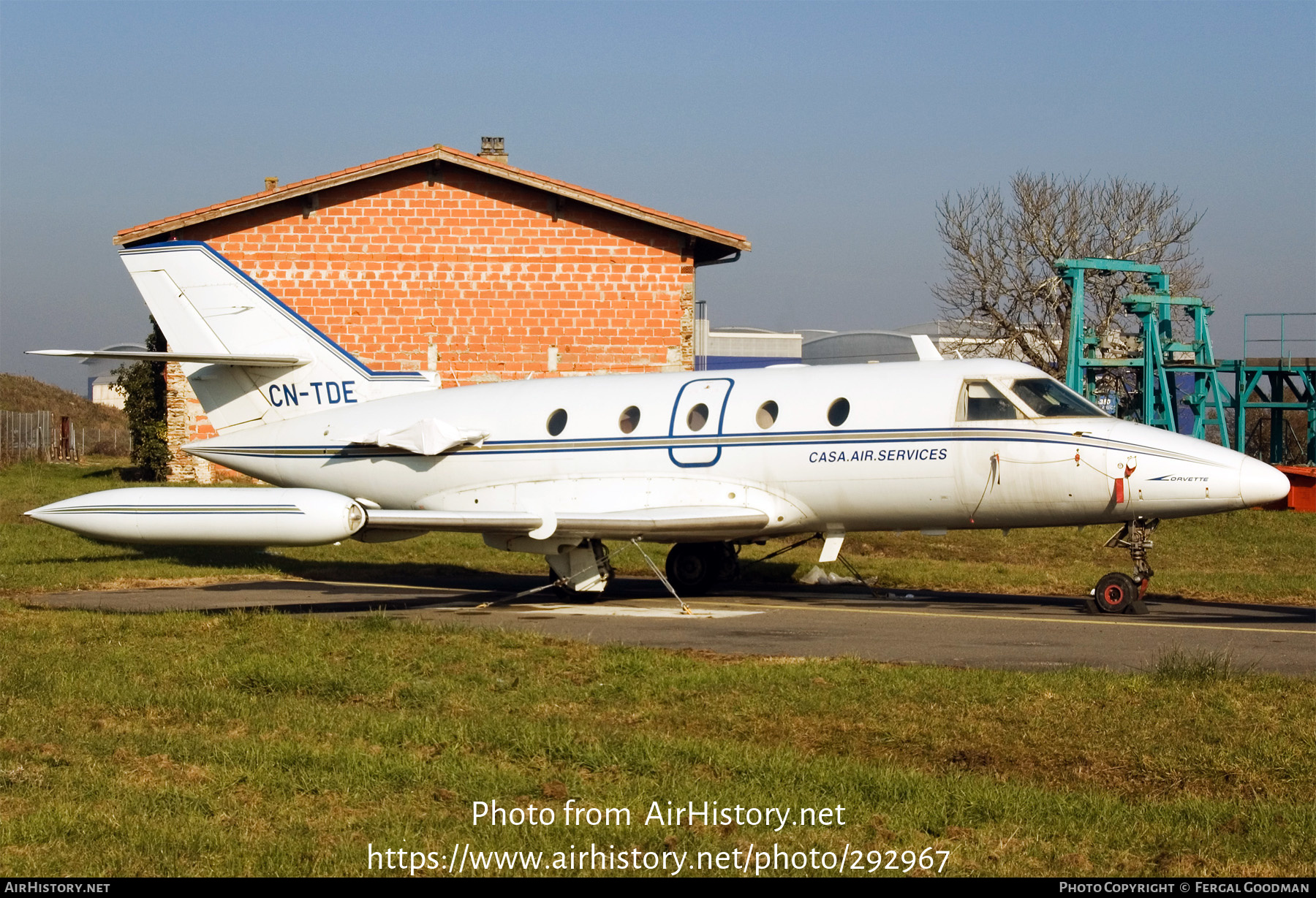 Aircraft Photo of CN-TDE | Aerospatiale SN-601 Corvette 100 | Casa Air Services | AirHistory.net #292967