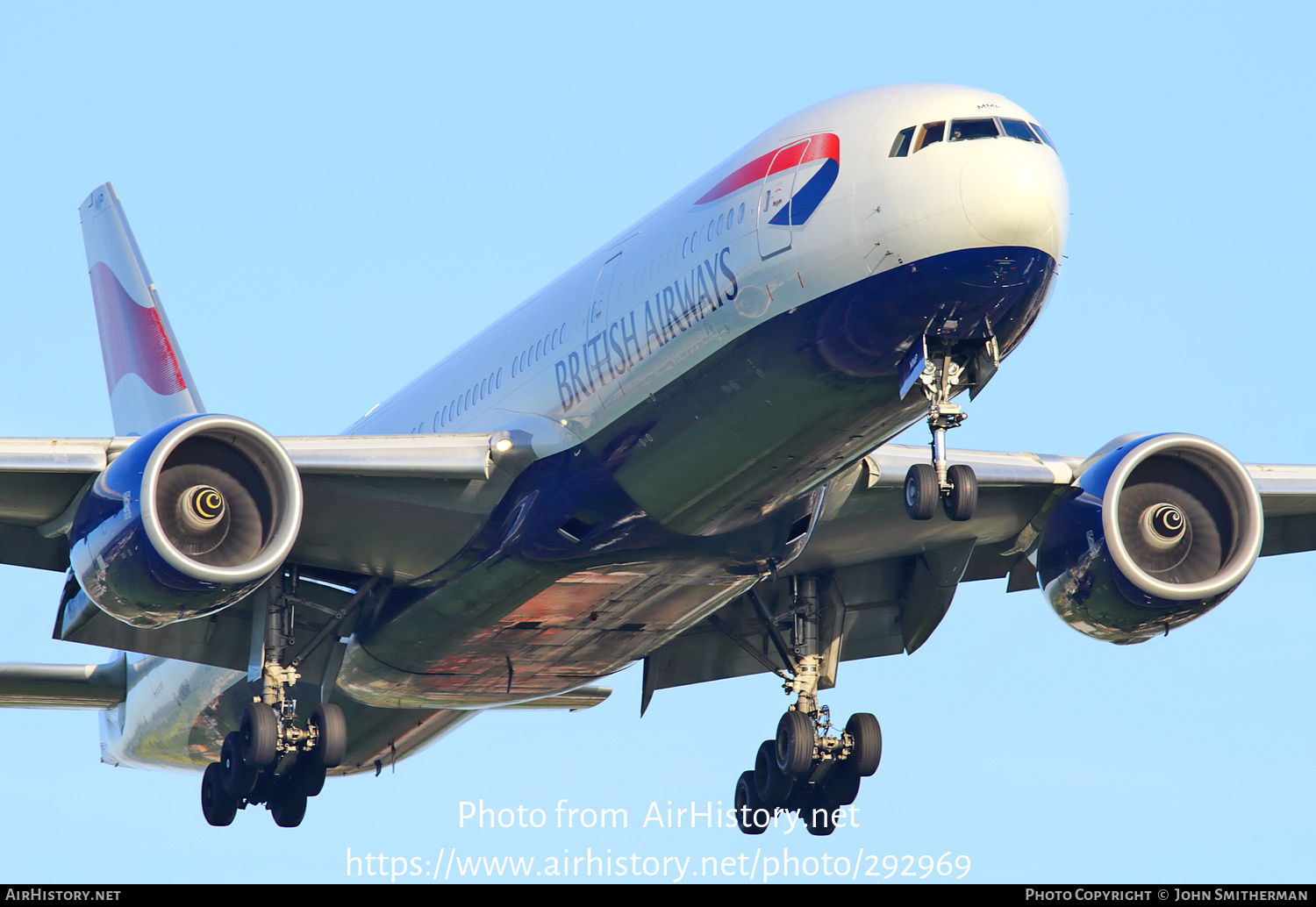 Aircraft Photo of G-YMMP | Boeing 777-236/ER | British Airways | AirHistory.net #292969