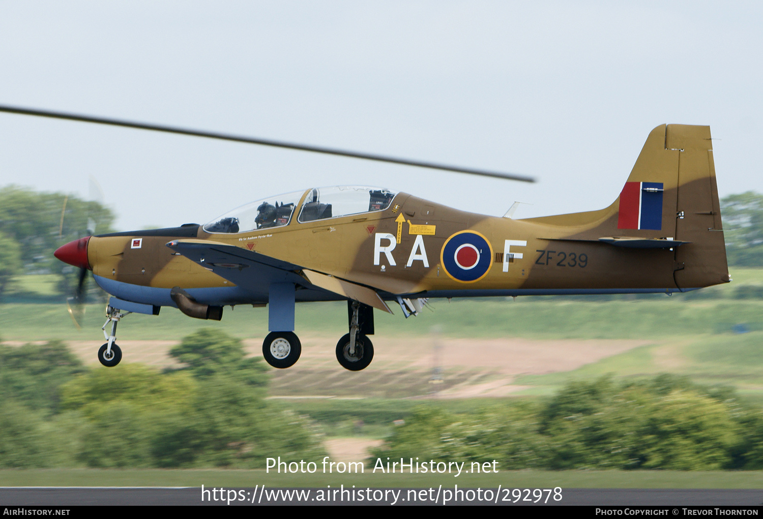 Aircraft Photo of ZF239 | Short S-312 Tucano T1 | UK - Air Force | AirHistory.net #292978