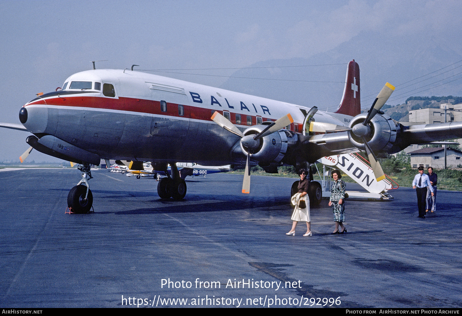 Aircraft Photo of HB-IBS | Douglas DC-6C | Balair | AirHistory.net #292996