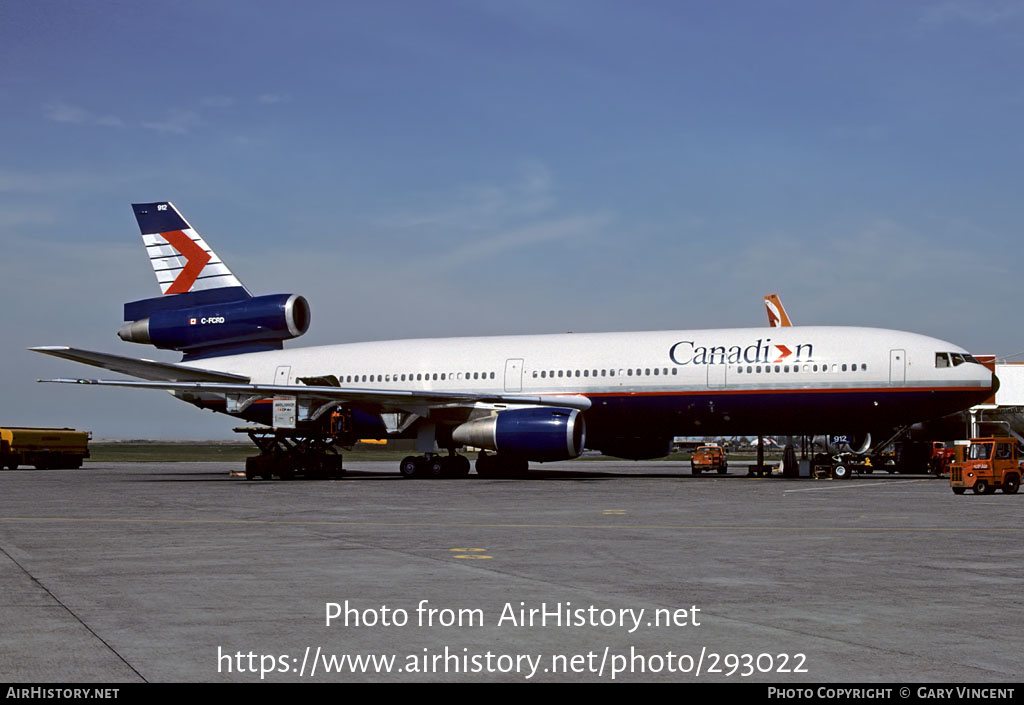 Aircraft Photo of C-FCRD | McDonnell Douglas DC-10-30 | Canadian Airlines | AirHistory.net #293022