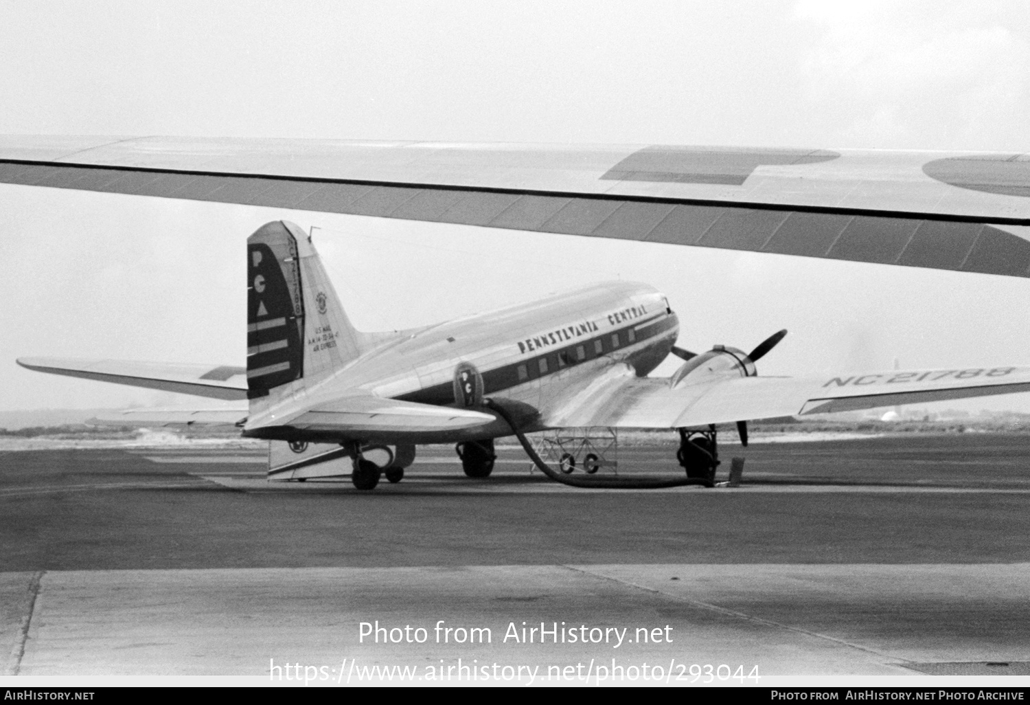 Aircraft Photo of NC21788 | Douglas DC-3-313 | Pennsylvania Central Airlines - PCA | AirHistory.net #293044