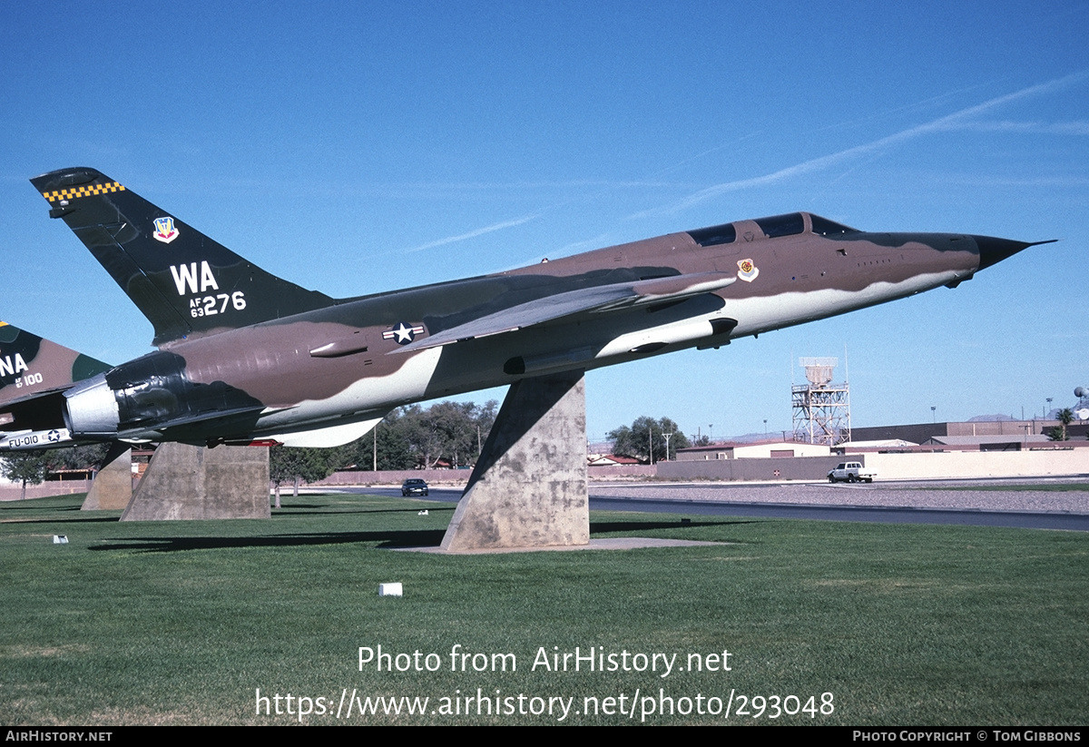 Aircraft Photo of 63-8276 / AF63-276 | Republic F-105G Thunderchief | USA - Air Force | AirHistory.net #293048